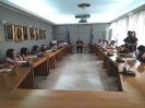 Η δημοσιογραφική ομάδα επισκέπτεται τον Δήμαρχο Αγρινίου
